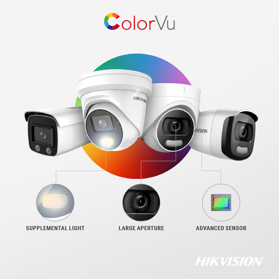 Distintas cámaras de seguridad ColorVu